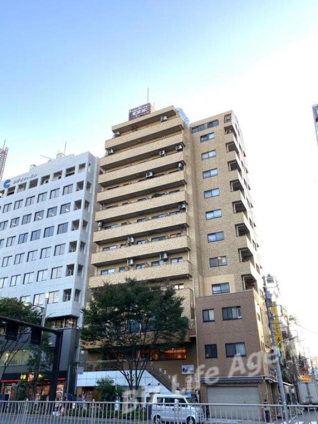 ライオンズマンション東銀座ビルビルの外観写真