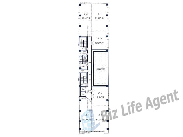 EBS(エビス)の平面図