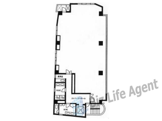 名駅近藤ビルの平面図