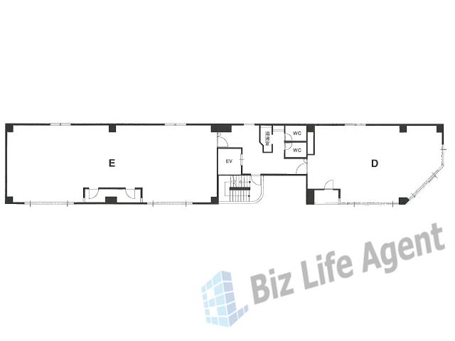 ＩＳＨ丸の内ビル(アイエスエイチ丸の内ビル)の平面図