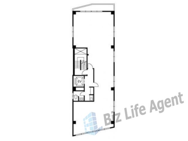 サン六反ビルの平面図
