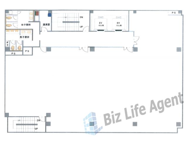 エステート名古屋ビルの平面図