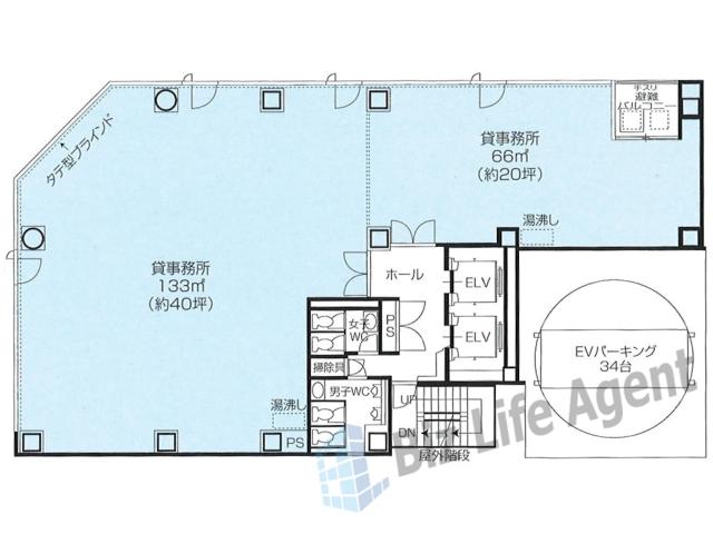 三晃丸の内ビルの平面図