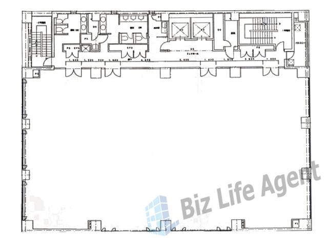 日新火災名古屋ビルの平面図