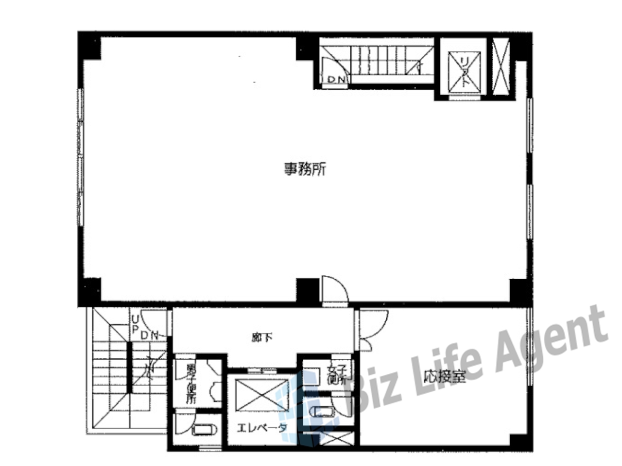 第８フクマルビルの平面図