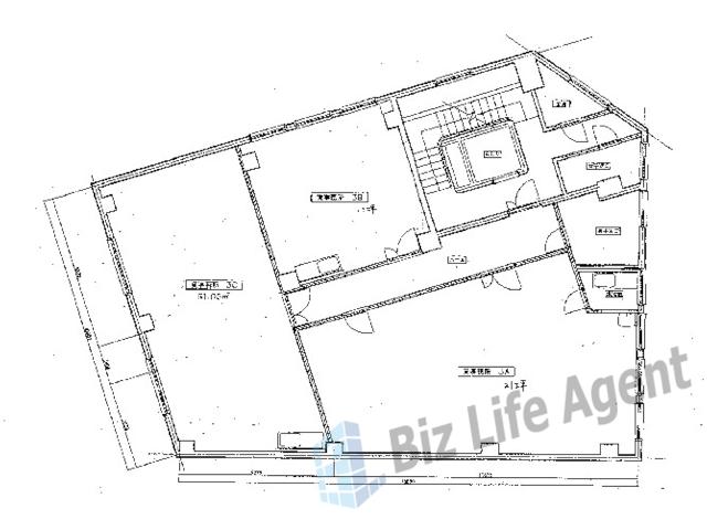 第一石田ビルの平面図