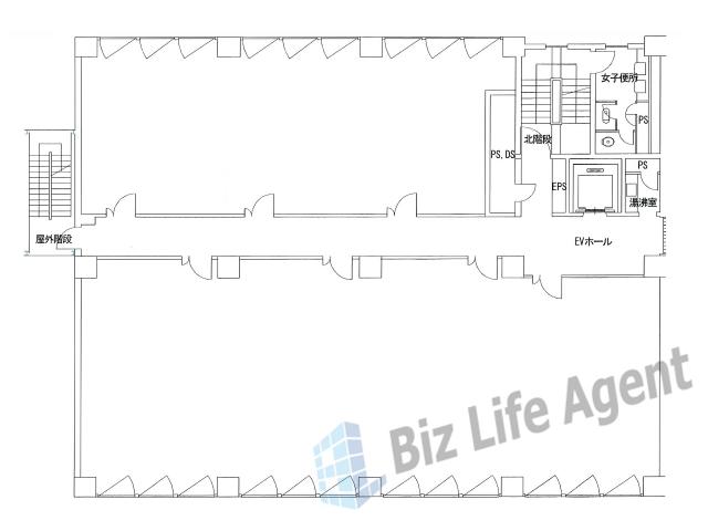 アドバンス・スクエア岡崎西館の平面図