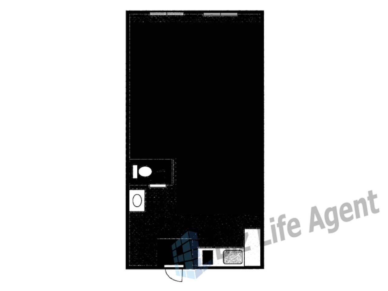 染木第２ビルの平面図