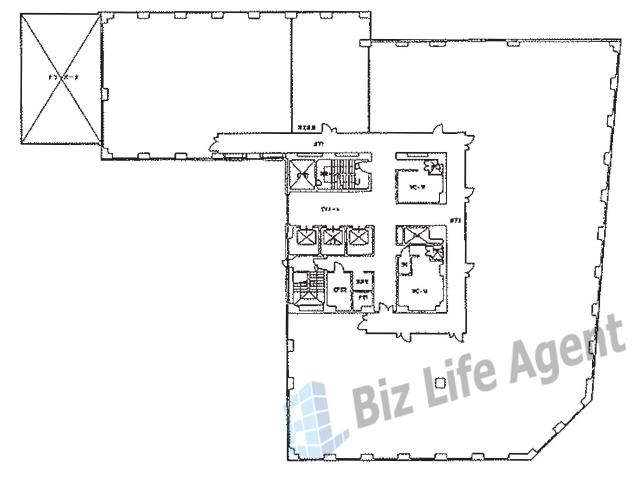 明治安田生命岐阜金町ビルの平面図