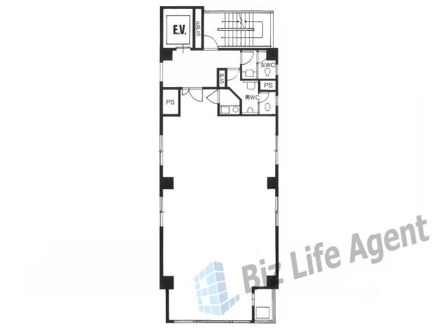 松陽ビルの平面図