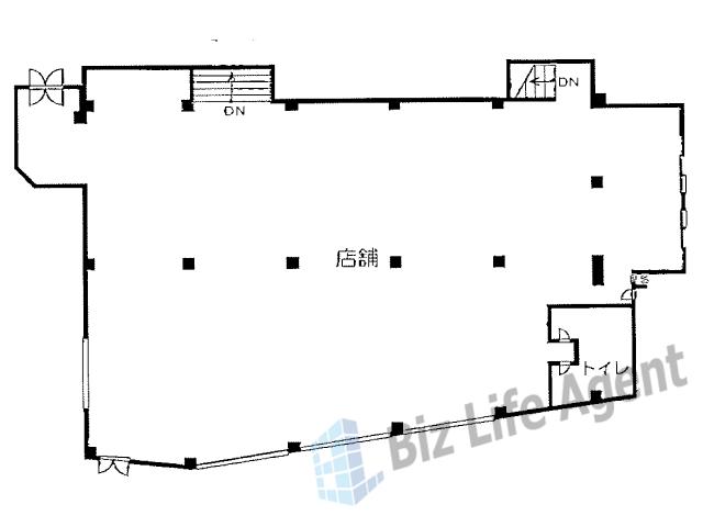 シャトレ北山ビルの平面図