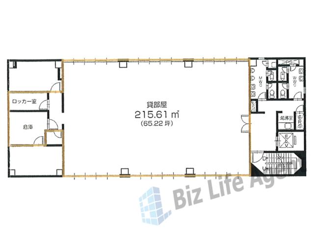 彦根市役所中央町別館の平面図