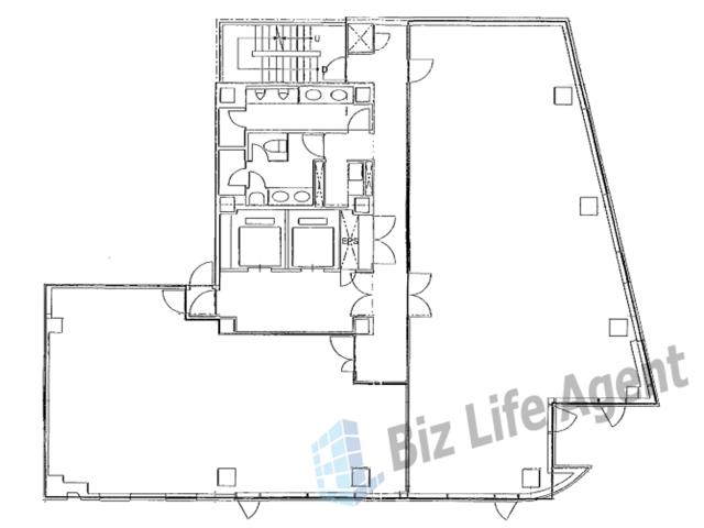 金沢三宮ビルの平面図
