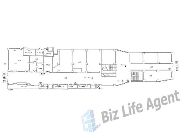 伊川谷駅ビルの平面図