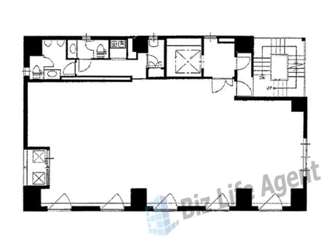 リバティ御堂筋本町ビルの平面図