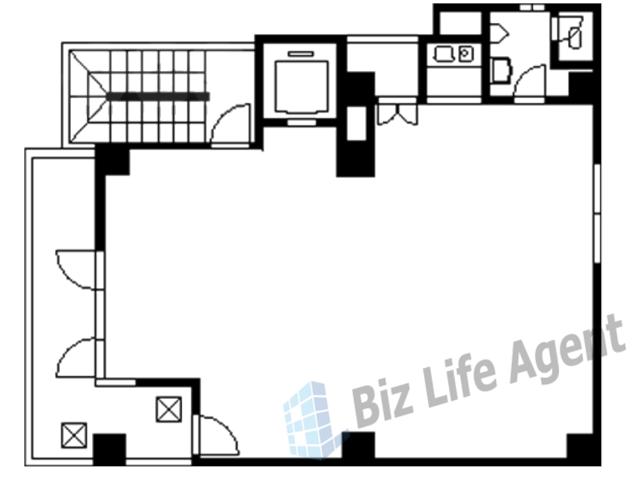 南本町若林ビルの平面図