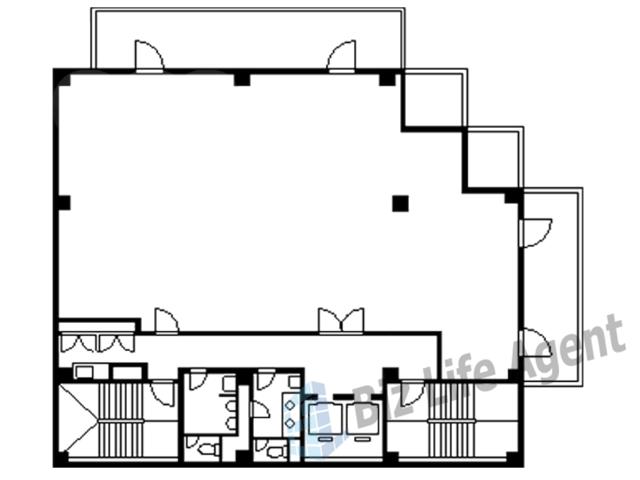 鈴木康ビルの平面図