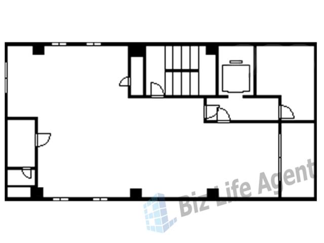 熊鷹ビルの平面図