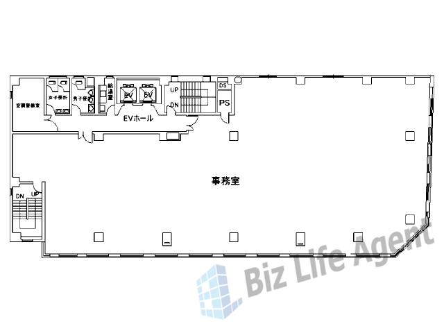 安土町野村ビルの平面図