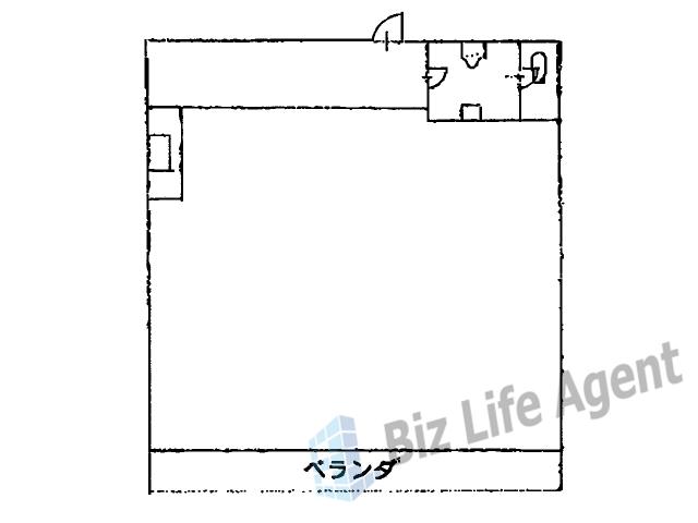 倉吉ビルの平面図