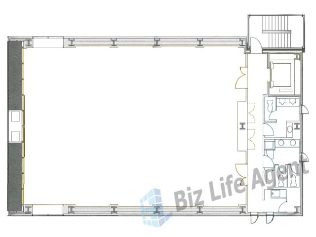 船場オーセンビルの平面図
