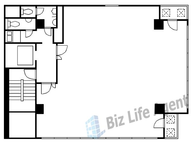 淡路町イーストビルの平面図