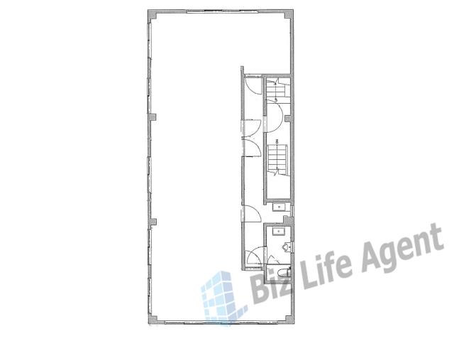 日宝淡路町ビルの平面図