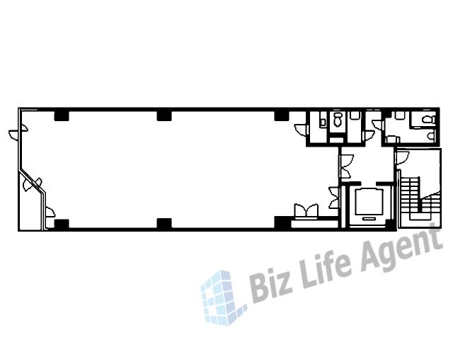 本町原田ビルの平面図