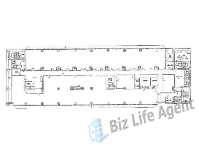 京阪ビルディングの平面図