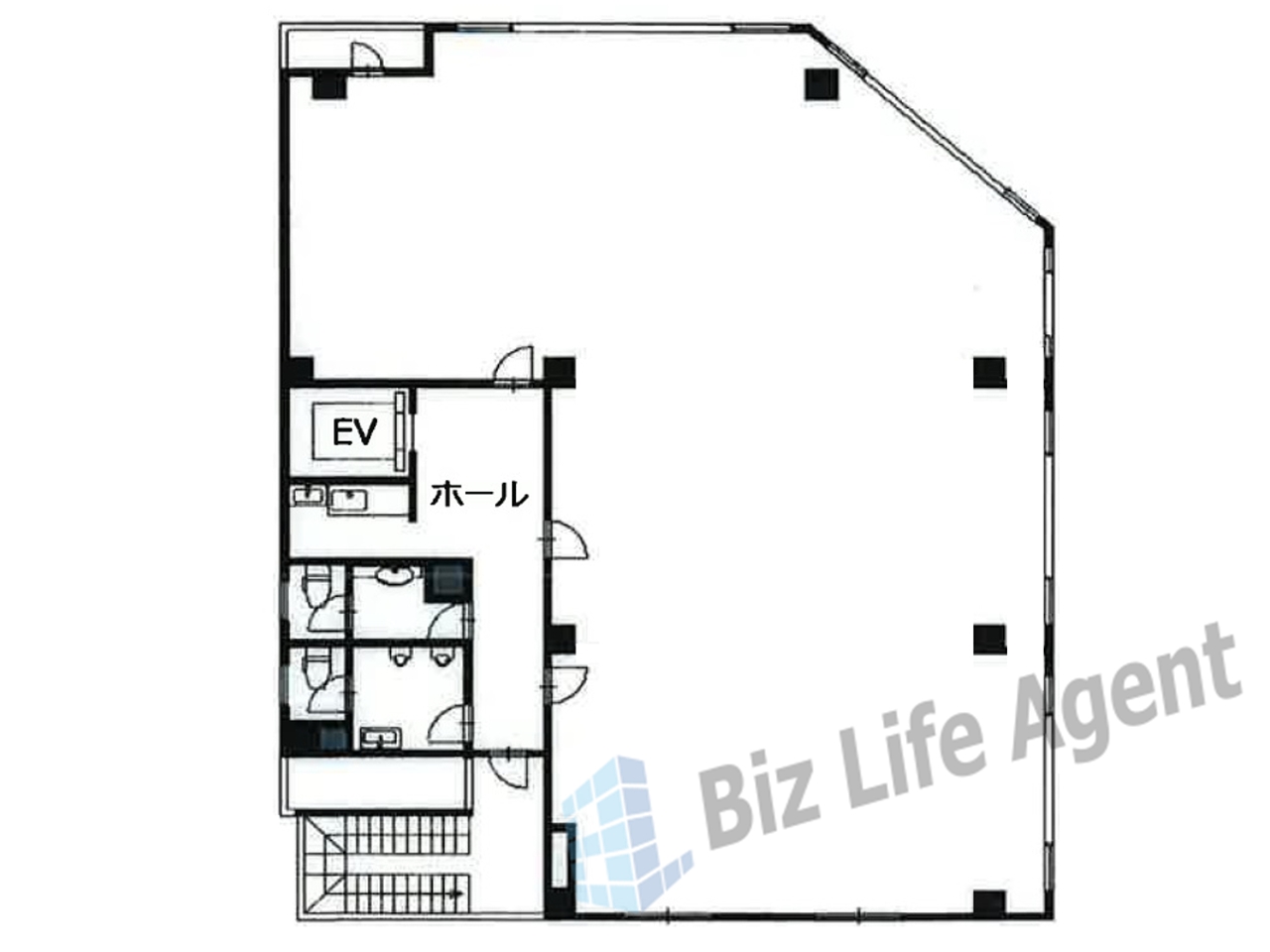 ａｊディナスティ大手前ビル(エージィディナスティ大手前ビル）の平面図