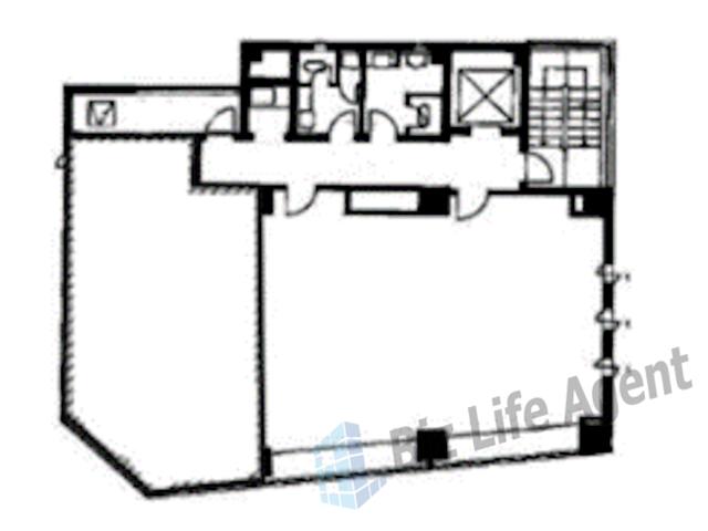 小池高麗橋ビルの平面図