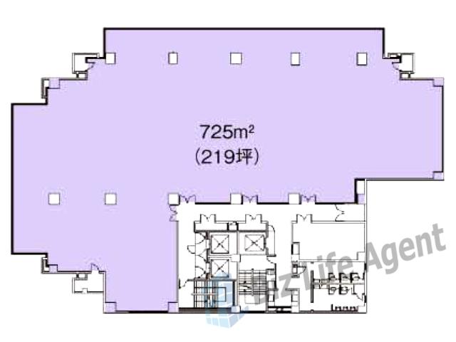 豊田日生北浜ビルの平面図