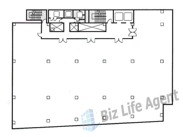 新高麗橋ビルの平面図