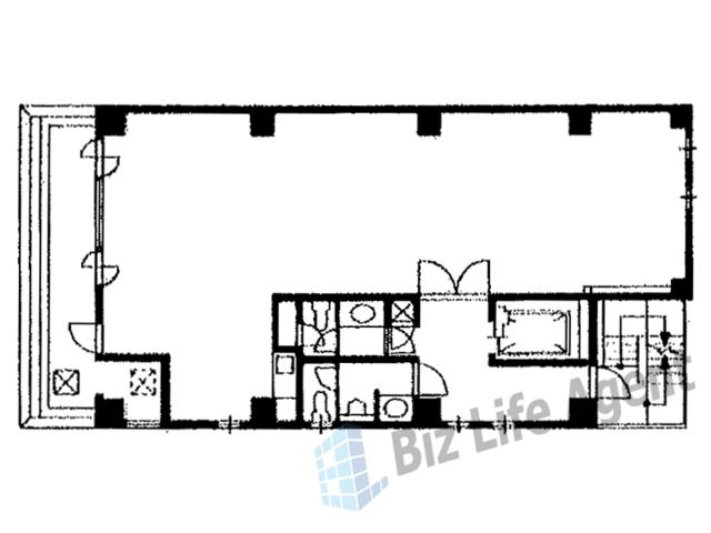 淀屋橋吉田一閑ビルの平面図