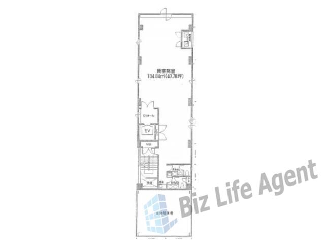 淀屋橋辻梅ビルの平面図