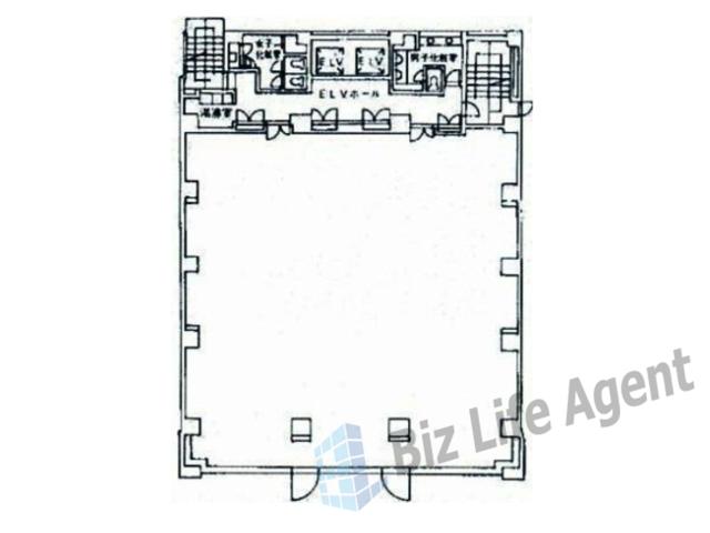 北浜エクセルビルの平面図