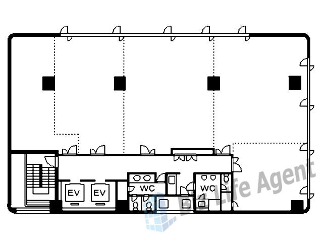 ＹＫ南船場ビル(ワイケー南船場ビル）の平面図