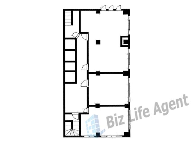 宮崎ビルの平面図