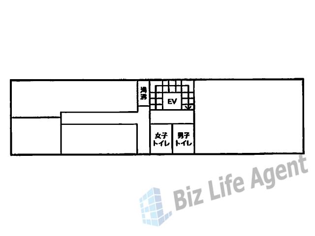 大阪ジュエリービルの平面図