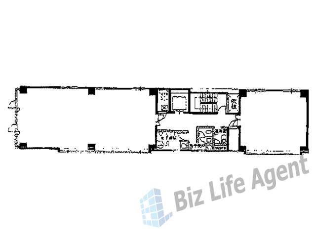 吉川ビルの平面図