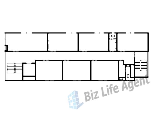 日宝シルバービルの平面図