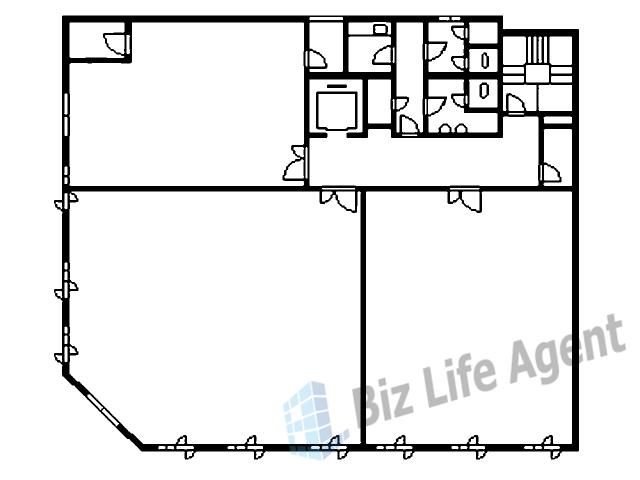 南船場心斎橋ビルの平面図