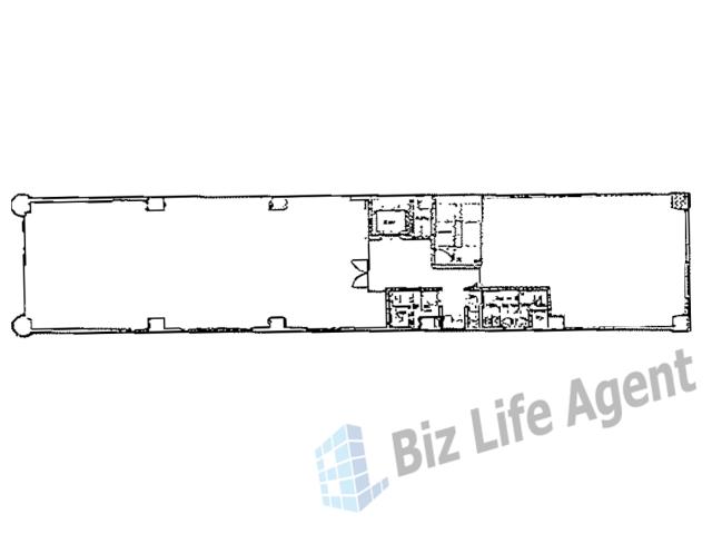 心斎橋コラムナービルの平面図