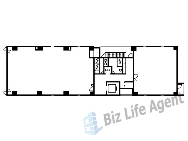 大バスビル心斎橋の平面図