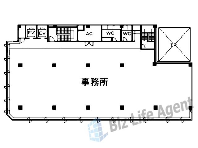 タイガービルの平面図
