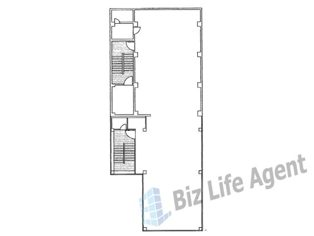 波多野ビルの平面図