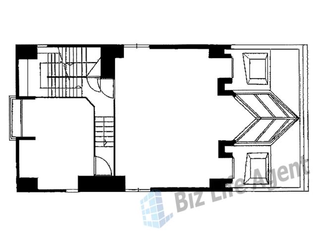 南船場チェルシービルの平面図