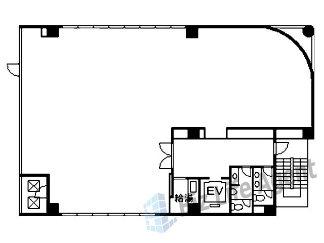 レバンガ心斎橋ビルの平面図