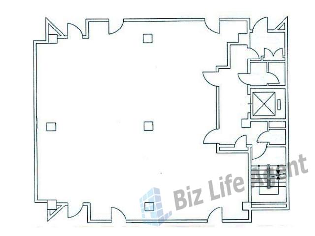 三栄長堀ビルの平面図