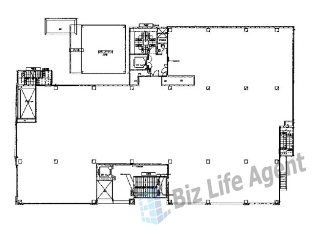 いちご心斎橋ビルの平面図